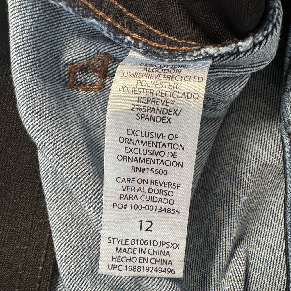 Women’s Democracy Barrel Leg Jeans in Deep Blue Size 12 - Picture 4 of 4